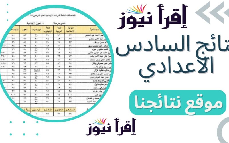 ” pdf ملفات ” results.mlazemna.com 2022 رابط نتائج السادس الاعدادي الدور الثاني 2022 في العراق عبر موقع نتائجنا