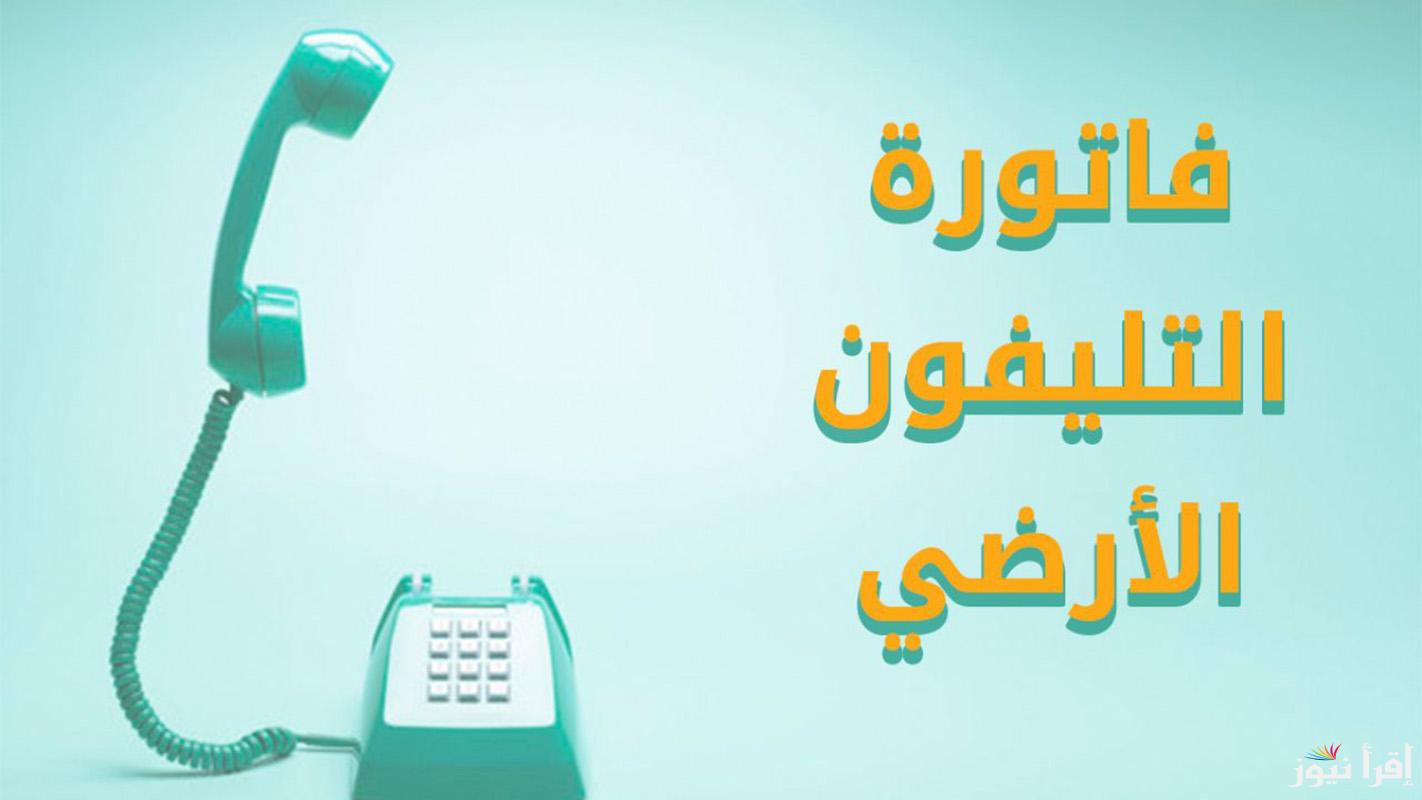 “اونلاين” الاستعلام عن فاتورة التليفون الارضي لشهر سبتمبر 2024 عبر billing.te.eg/ar-eg