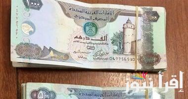 سعر الدرهم الاماراتي مقابل الجنيه المصري بتعاملات السبت 2 نوفمبر 2024 في السوق السوداء ومختلف البنوك